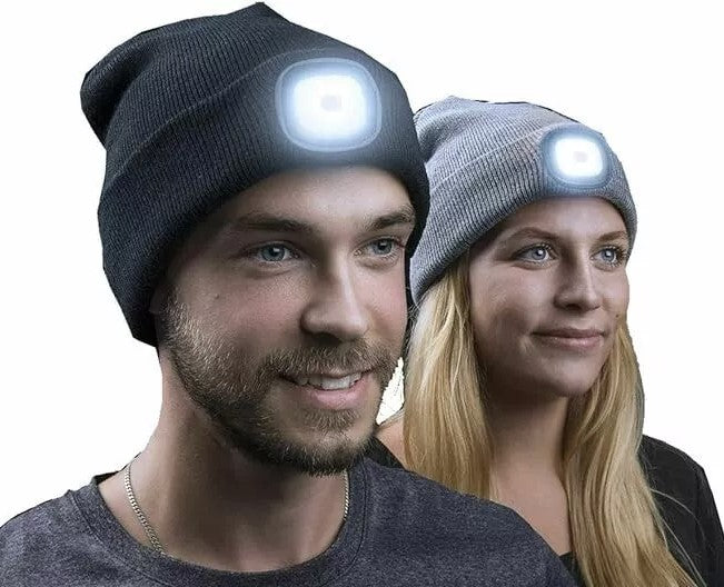 Caciula unisex cu led, Zola, reincarcabil USB, luminare in 3 moduri, marime universala, neagra Caciula unisex cu led, Zola, reincarcabil USB, luminare in 3 moduri, marime universala, neagra